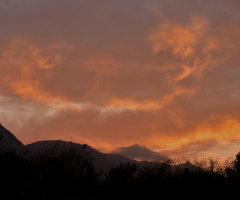 evening sky - today 