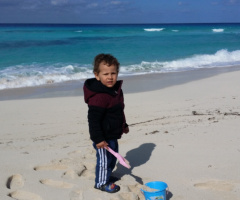 Egypt  - North coast - My Grandson Adam  