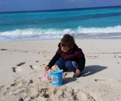Egypt  - North coast - My grandson Adam