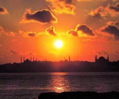 TARİHİ YARIMADA'DA GÜN BATIMI