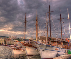 in port