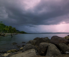 Cloudy on maruni beach