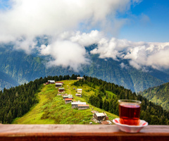 Pokut'ta çay keyfi