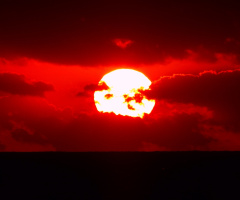 Sunrise in the beach 