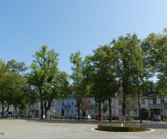 Schlossplatz Karlsruhe-Durlach / Deutschland