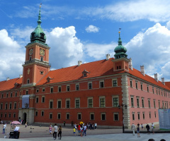 Royal castle in Warsaw.Polish