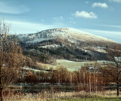 Frost and snow