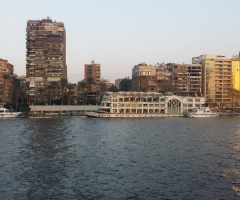 Egypt  - Cairo  - NILE RIVER  SUNSET 