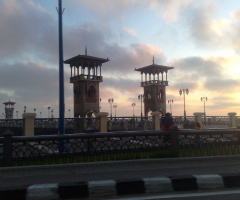 Egypt  - Alexandria - sunset