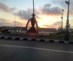 Egypt  - Alexandria - sunset