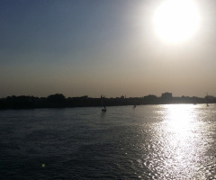 Egypt  - Cairo  - NILE RIVER  SUNSET 