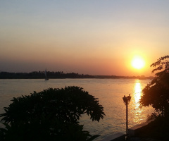 Egypt  -Cairo  - Nile River  - Sunset