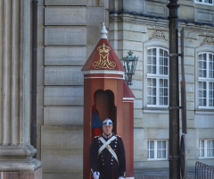 Guard For The Queen Of Denmark. Margrethe II