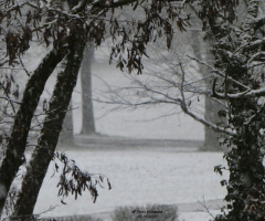 a little bit of snow