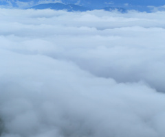 Above the sea of clouds