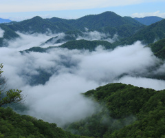 Cloud and mountain