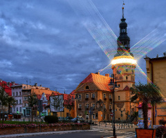 Otmuchów, a small town in Poland