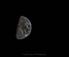 Early Winter Moon From Arizona