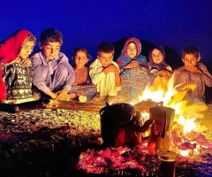 Villahe kide Bonfire excitement 