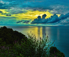 Morning cloudy