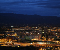 Tucson Arizona Downtown Skyline