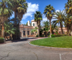 Old mansion in Tucson Arizona. 