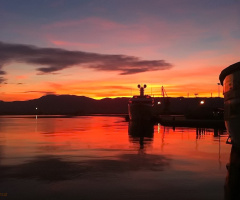 red sunset