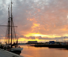 Sunrise At Admiral Hotel - Copenhagen. 