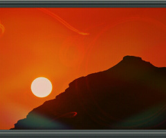 When the sun is setting down. 