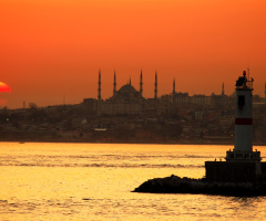 Günbatımında tarihi yarımada...