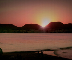 At the sea shore 