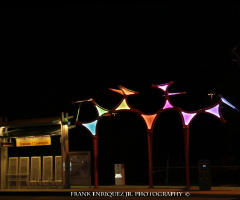 Trolly Car Stop Lights In DownTown Tucso