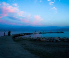 Seka Park, günbatımı