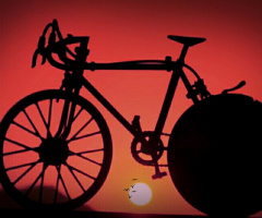 Riding into the sunset III