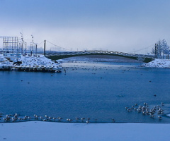 Beyşehir de kış 2