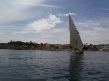 Egypt  - Aswan  - Nile River 
