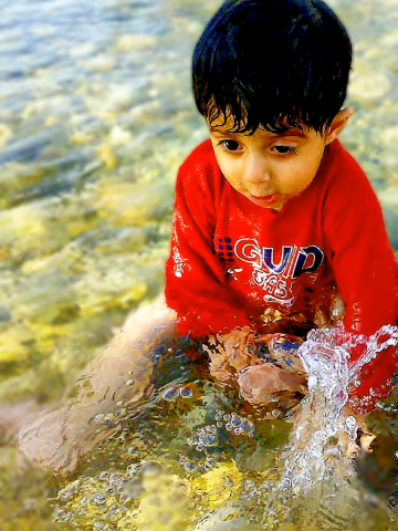Enjoying Bolan River 