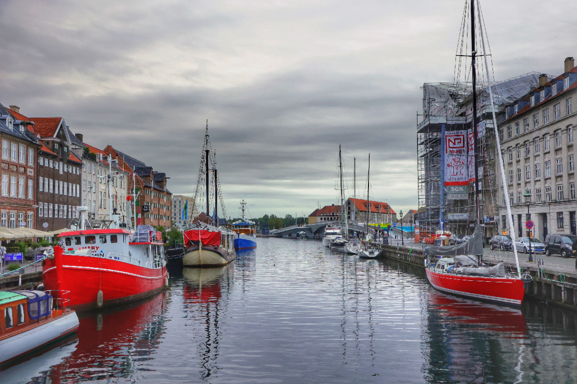 Nyhavn i København - Danmark - Juni 2022.