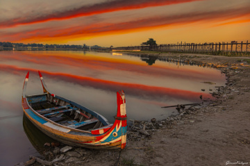 U bein Bridge Mandalay Myanmar