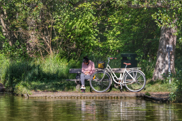 Ved Lyngby Sø i Dannark