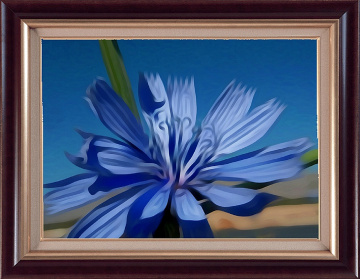 Blue flower
