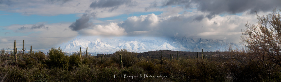 March 2023 Snow In The Sonoran Desert