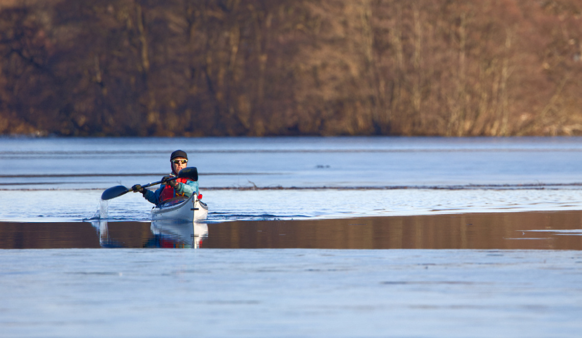 På Lyngby Sø - 28. Februar 2023.