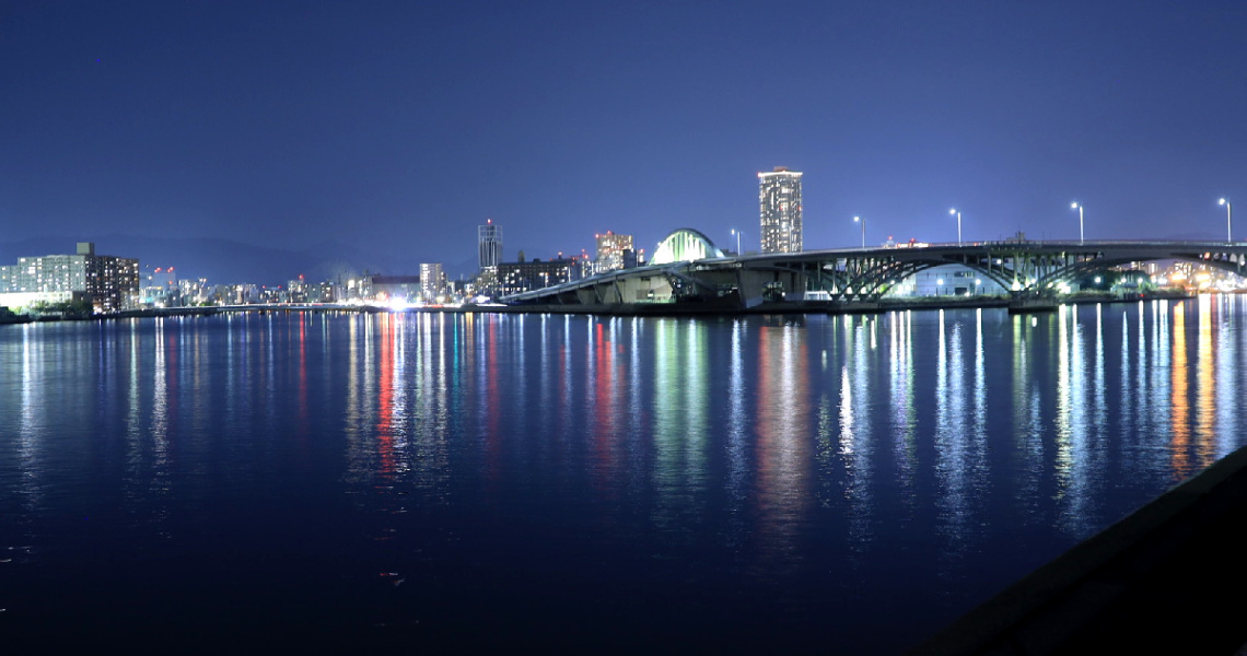 Lighits on the river