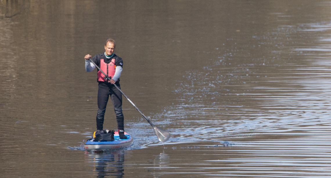 James Bond on his way to Lake Lyngby - April 2023.