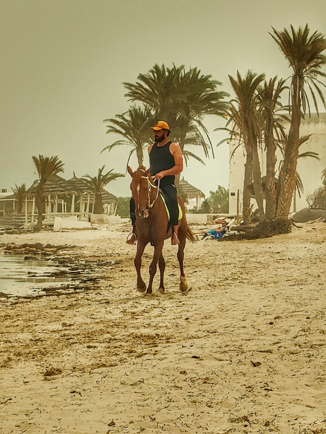 ON THE TUNEISIAN BEACH