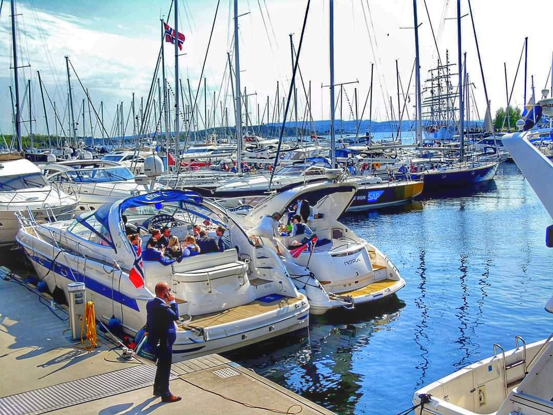 IN THE YACHT MARINA