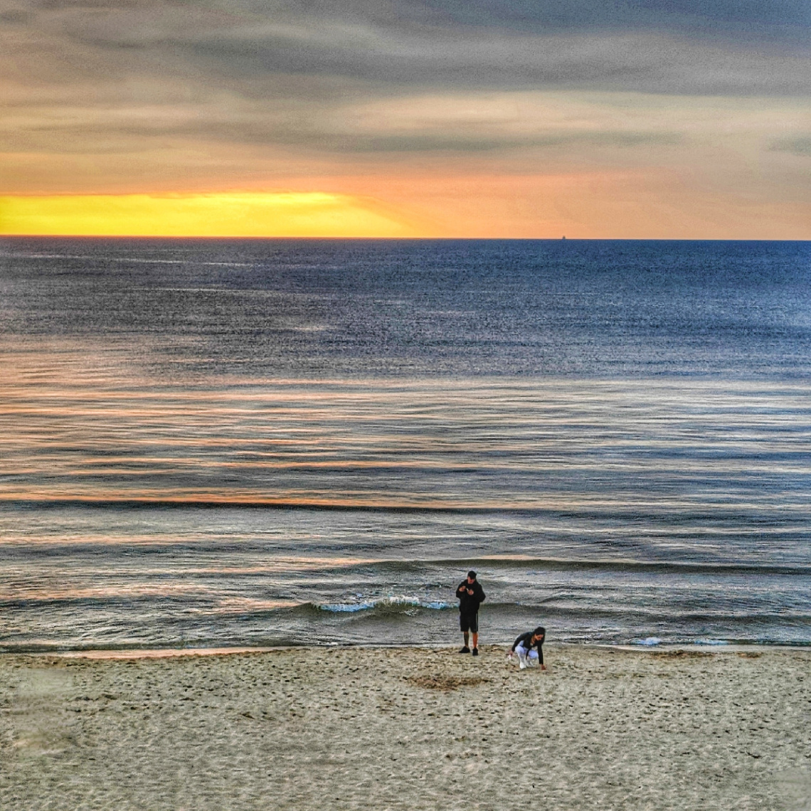 EVENING AT THE BALTIC SEA