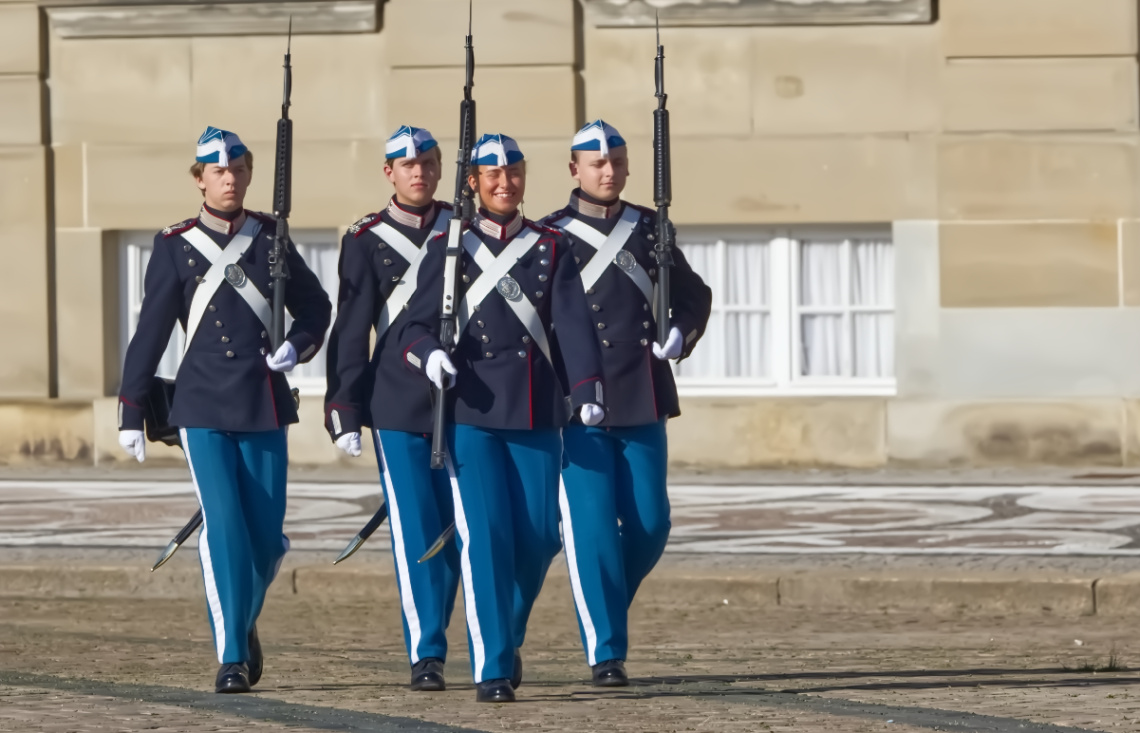 At Amalienborg Palace - Cph. - Denmark.