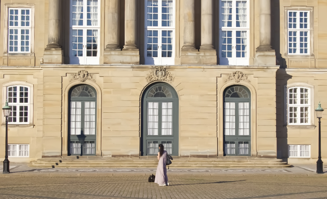 Amalienborg Slotsplads - Copenhagen - July - 2024.